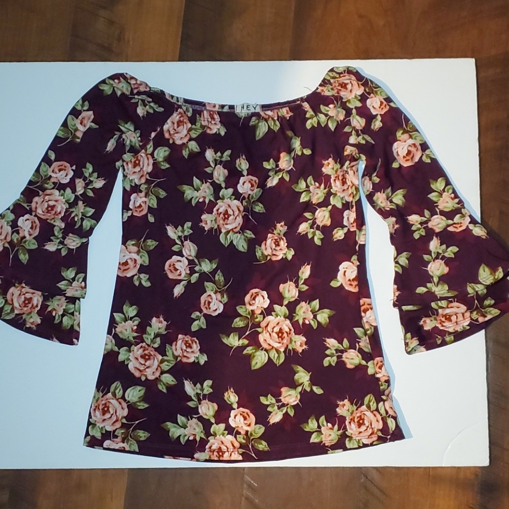 HEY Collection floral blouse